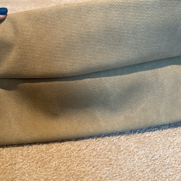 Canvas and Leather Peacock Tote Bag Designed by Childhood Cancer Survivor - Picture 12 of 12